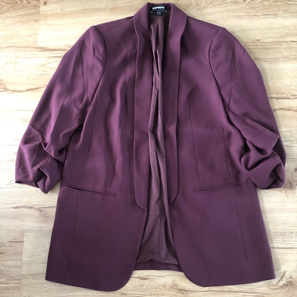 Purple blazer